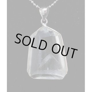 龍脈水晶ペンダント・フレーム付 ファントム クォーツ/龍脈水晶 ペンダント - 横浜中華街天宝堂本店