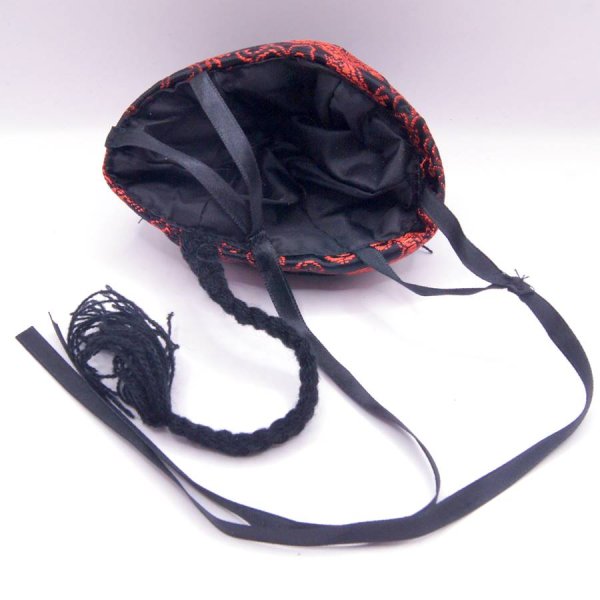 画像10: ペット(ドッグ用)サテン地チャイナ帽子 ペット小型犬用 径9cm Lサイズ (10)