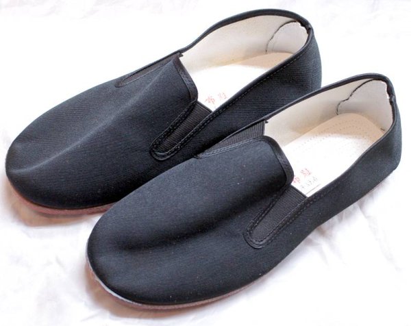 画像12: カンフーシューズ 樹脂製ゴム茶底・布靴  ※37号・38号・39号・40号新入荷(=税別1200円) (12)