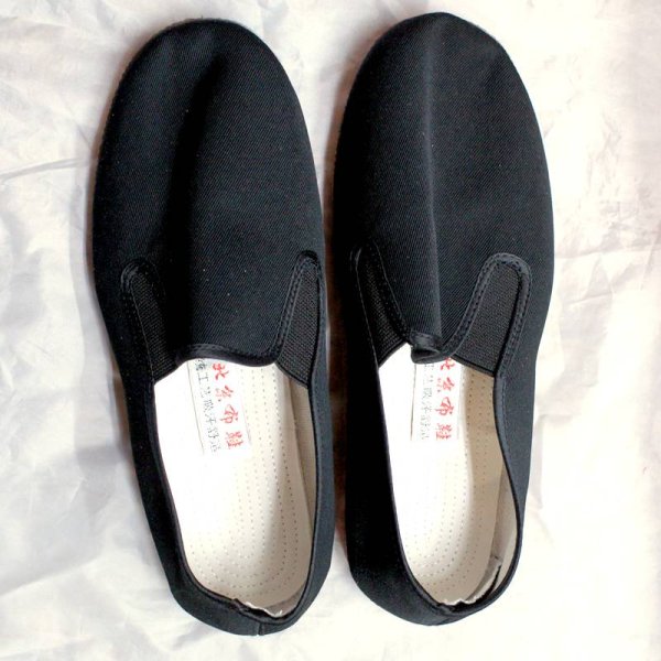 画像10: カンフーシューズ 樹脂製ゴム茶底・布靴  ※37号・38号・39号・40号新入荷(=税別1200円) (10)