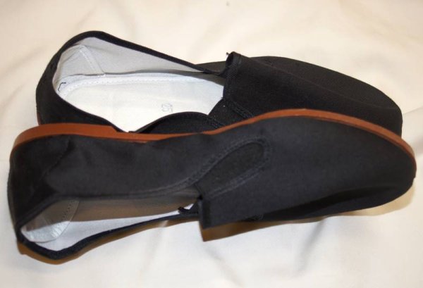 画像3: カンフーシューズ 樹脂製ゴム茶底・布靴  ※37号・38号・39号・40号新入荷(=税別1200円) (3)