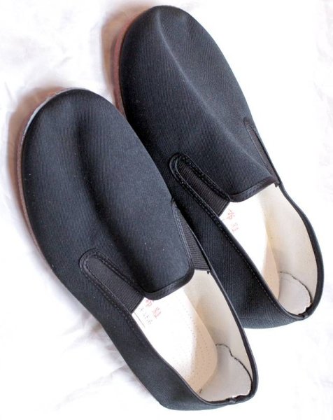 画像8: カンフーシューズ 樹脂製ゴム茶底・布靴  ※37号・38号・39号・40号新入荷(=税別1200円) (8)