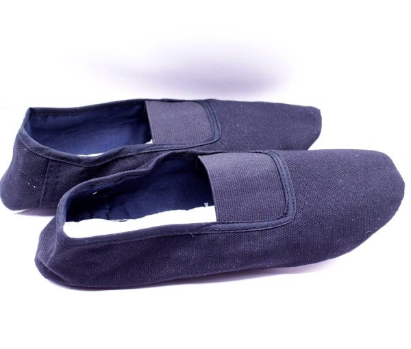 画像7: カンフー＆太極拳シューズ黒(スエード底・布靴) 35号〜45号 ※号数とｃｍの表示を変更しました (7)