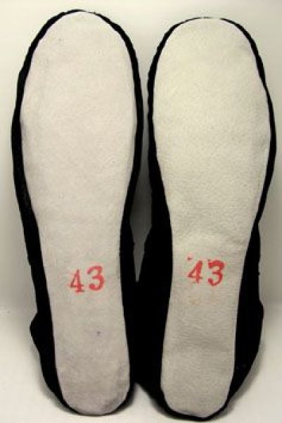 画像3: カンフー&太極拳シューズ黒(スエード底・布靴) 35号〜45号 ※号数とcmの表示を変更しました (3)