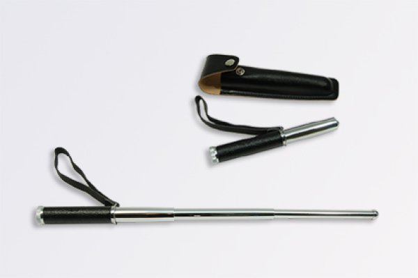画像2: MR-2　日本製三段警棒 本革ケース付(2種) (2)