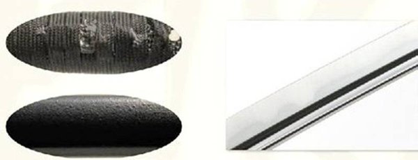 画像3: 【永倉新八(長倉新八)拵】美術日本刀（模造刀)＋紫の刀剣袋(裏地付)付属 (3)