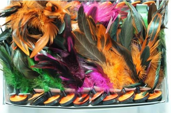 画像3: チェンズ キックシャトル 蹴鍵子 蹴羽根 キック蹴毬 (花毬【健球】=中国式蹴鞠)　２個セット（色お任せ） (3)