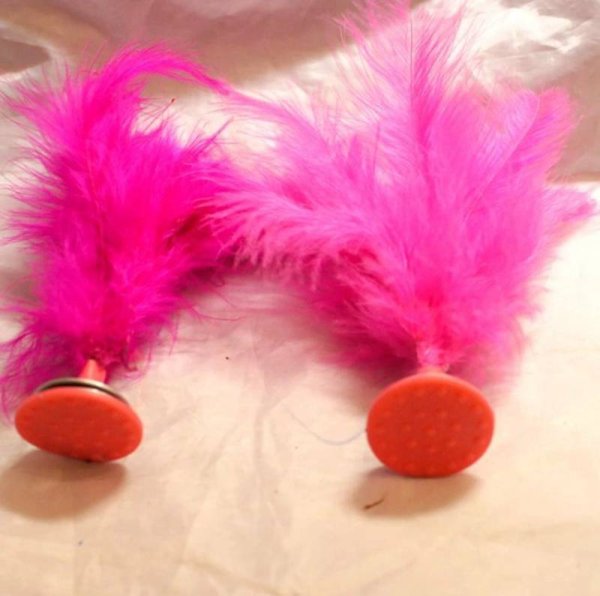 画像10: チェンズ キックシャトル 蹴鍵子 蹴羽根 キック蹴毬 (花毬【健球】=中国式蹴鞠)　２個セット（色お任せ） (10)