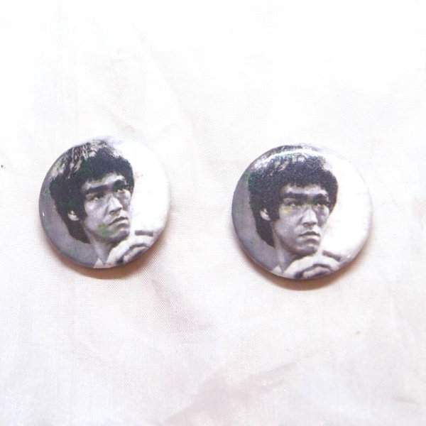 画像2: ブルース・リー(李小龍)缶 バッジ7 (2)