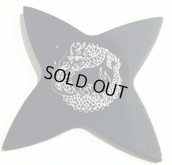 画像1: ラバー製手裏剣・十字型M（白色） (1)