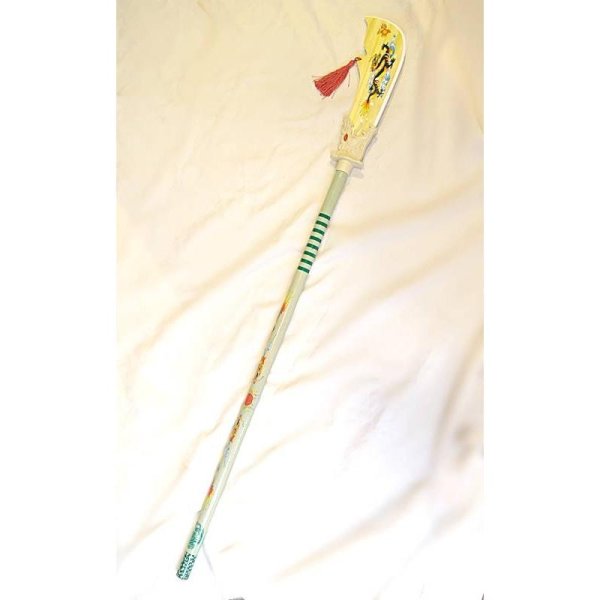 画像6: 三国志　木製武器 「関羽青龍偃月刀」　玩具 (6)