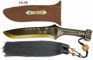 中国美術 飾り刀 銀 七宝 中国美術 飾り刀 銀 七宝