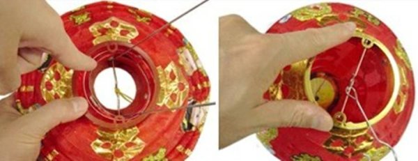 画像5: 紅堤灯 ランタン 福字　14インチ　１セット（2個入り） (5)