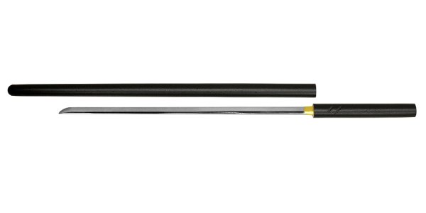 画像3: 尾形刀剣 ZT-12/S 座頭市仕込み杖　楕円黒石目鞘 　木箱付 (3)