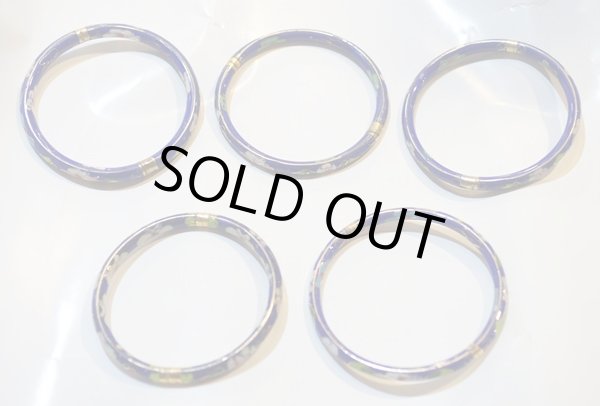 画像1: 中華　景泰藍（七宝）焼き　バングル5個セット　【大特価品】 (1)