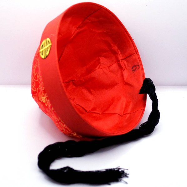 画像10: 辮髪付き 中華丸帽子９号サイズのみ (10)