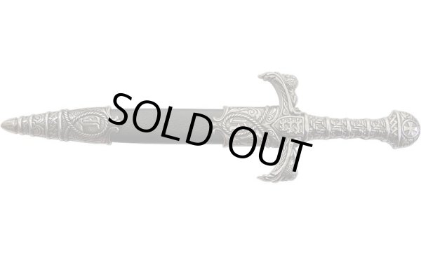 画像1: DENIX デニックス 4157/NQ リチャード ライオンヘッドダガー シルバー/ブラック (1)