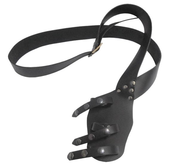 画像1: DENIX デニックス 713 レザーソードベルト (1)