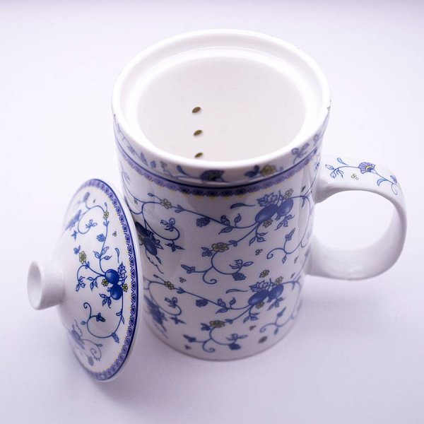 画像3: 中国 茶漉しマグカップ 吉祥果 【横浜中華街】 (3)