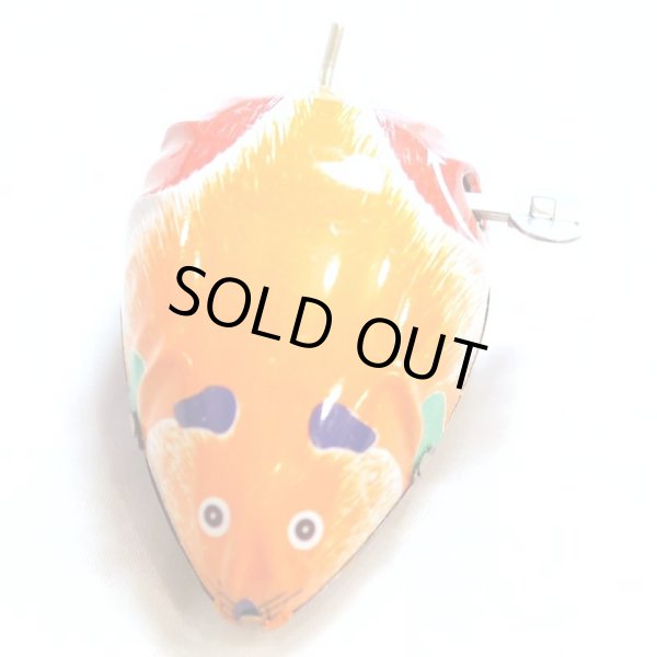 画像2: ぜんまい仕掛けブリキ動物「ねずみ 鼠」 (2)