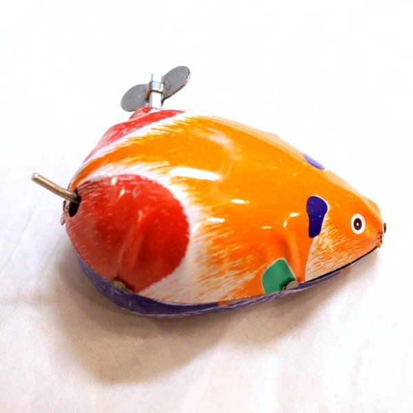 画像4: ぜんまい仕掛けブリキ動物「ねずみ 鼠」 (4)