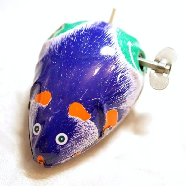 画像7: ぜんまい仕掛けブリキ動物「ねずみ 鼠」 (7)