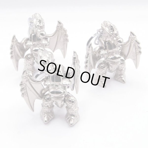 画像4: 西洋 ドラゴン 龍 キーホルダー シルバー 1個 (4)