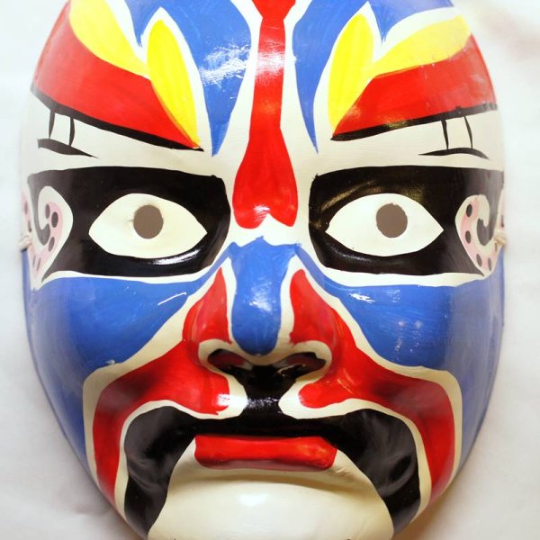 画像2: 京劇面譜(隈取り面) D2 (2)