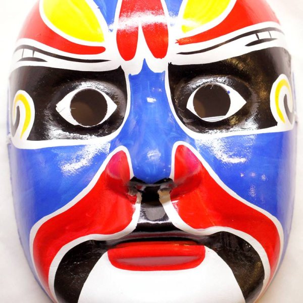 画像2: 京劇面譜(隈取り面) D2 (2)