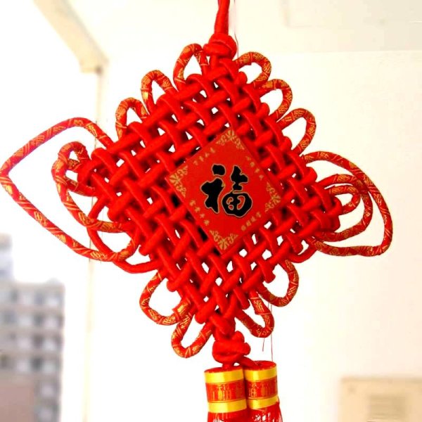 画像2: 吊るし飾り 中国結び 飾り【福】dsc02043・221F12PFB 1個 (2)