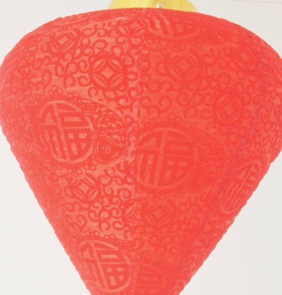 画像11: 14寸 吉祥 ベルベット ダイヤ型 堤灯 ランタン 2169514J 1個 (11)