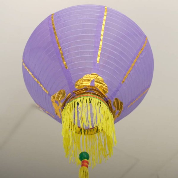 画像11: 12寸 吉祥 カラー ダイヤ型 堤灯 ランタン 紫色 216C0812-PR   1個 (11)