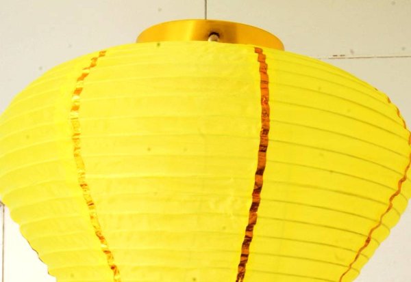 画像8: 12寸 吉祥 カラー ダイヤ型 堤灯 ランタン 黄色 216C0812-YE   1個 (8)