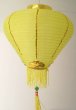画像11: 12寸 吉祥 カラー ダイヤ型 堤灯 ランタン 黄色 216C0812-YE   1個 (11)