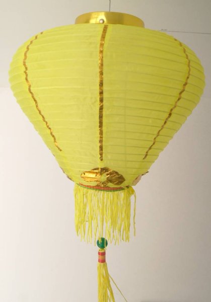 画像11: 12寸 吉祥 カラー ダイヤ型 堤灯 ランタン 黄色 216C0812-YE   1個 (11)