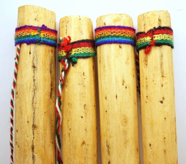 画像2: チリ楽器 パロ・デ・ジュビア(英語:レインスティック) 30cmサイズ (2)