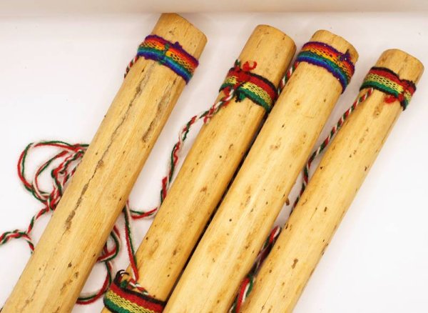 画像4: チリ楽器 パロ・デ・ジュビア(英語:レインスティック) 30cmサイズ (4)