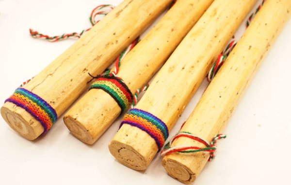 画像5: チリ楽器 パロ・デ・ジュビア(英語:レインスティック) 30cmサイズ (5)