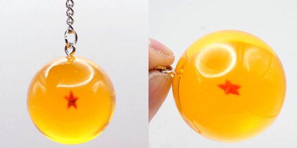画像3: 【新入荷】 径33mm 小龍珠 ドラゴンボール 携帯ストラップ ＆ キーホルダー 1星球〜7星球  単品販売 (3)
