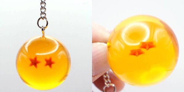 画像4: 【新入荷】 径33mm 小龍珠 ドラゴンボール 携帯ストラップ ＆ キーホルダー 1星球〜7星球  単品販売 (4)