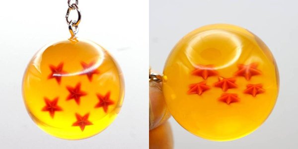 画像8: 【新入荷】 径33mm 小龍珠 ドラゴンボール 携帯ストラップ ＆ キーホルダー 1星球〜7星球  単品販売 (8)