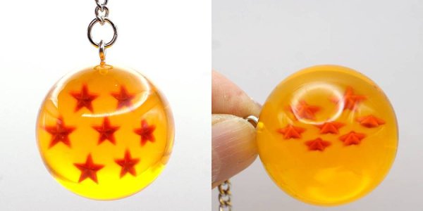 画像9: 【新入荷】 径33mm 小龍珠 ドラゴンボール 携帯ストラップ ＆ キーホルダー 1星球〜7星球  単品販売 (9)