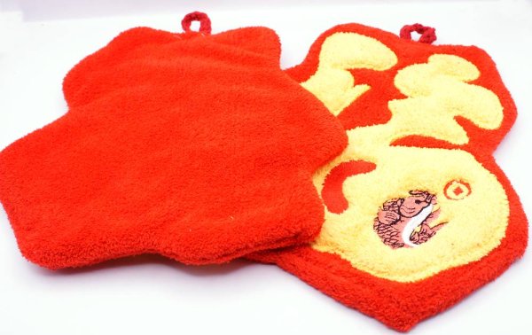 画像4: 福文字 ハンカチタオル 鍋敷きにも応用可 257H03 (4)