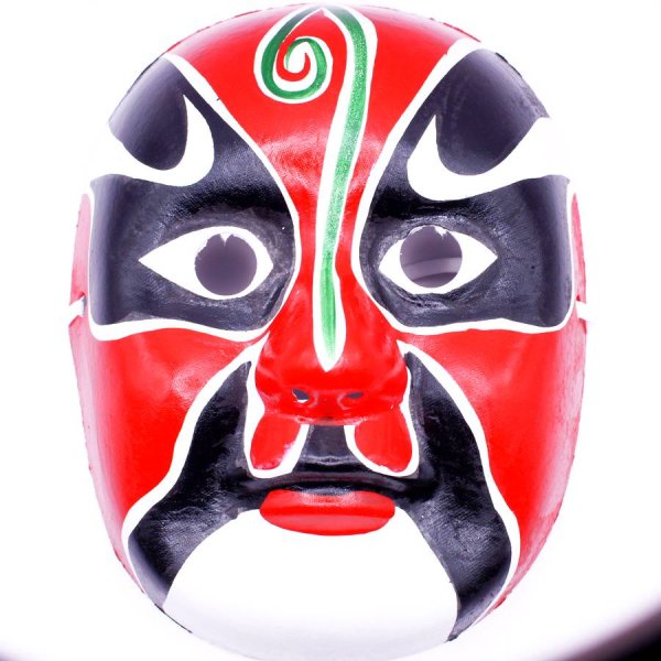 画像3: 京劇面譜(隈取り面)　赤B (3)