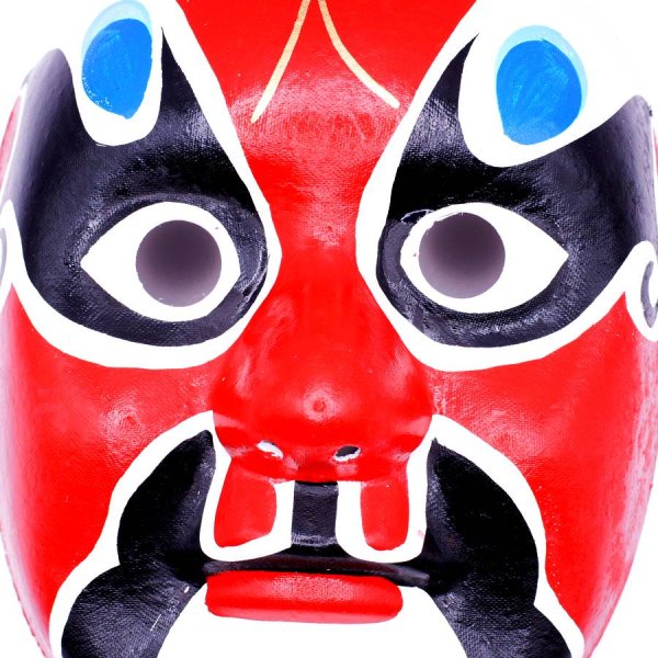 画像2: 京劇面譜(隈取り面)　赤C (2)