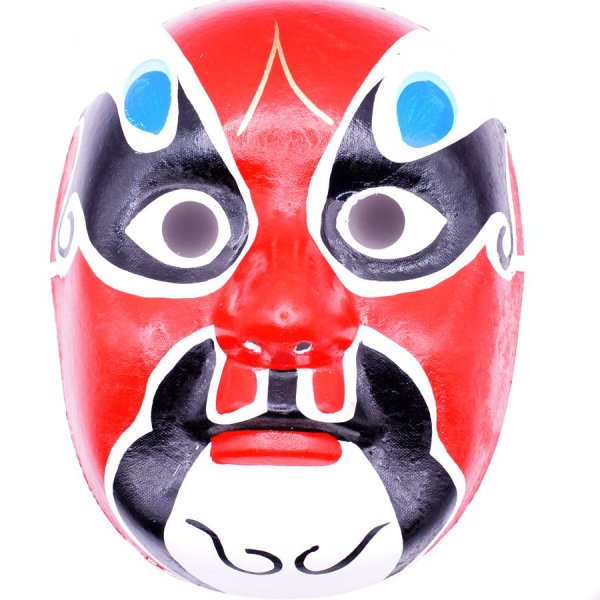 画像3: 京劇面譜(隈取り面)　赤C (3)