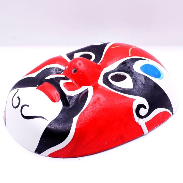 画像4: 京劇面譜(隈取り面)　赤C (4)