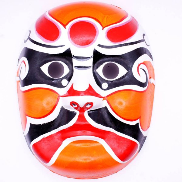 画像3: 京劇面譜(隈取り面)　赤E (3)