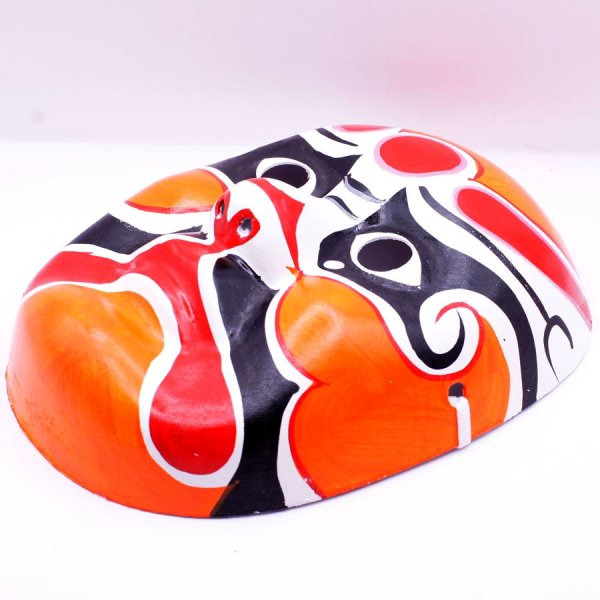 画像4: 京劇面譜(隈取り面)　赤E (4)