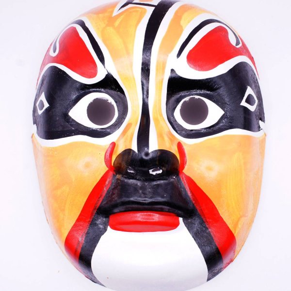 画像3: 京劇面譜(隈取り面)　赤F (3)